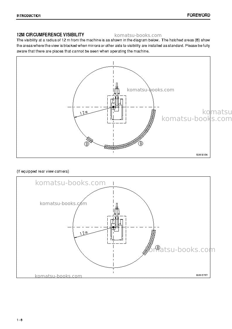 Komatsu pc450-8jpn-work equipment grease 500h Operation manual cover Page 7 Komatsu pc450-8jpn-work equipment grease 500h Operation manual cover Page 7
