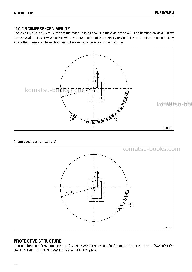 Komatsu pc400-8jpn-work equipment grease 500h Operation manual cover Page 7 Komatsu pc400-8jpn-work equipment grease 500h Operation manual cover Page 7