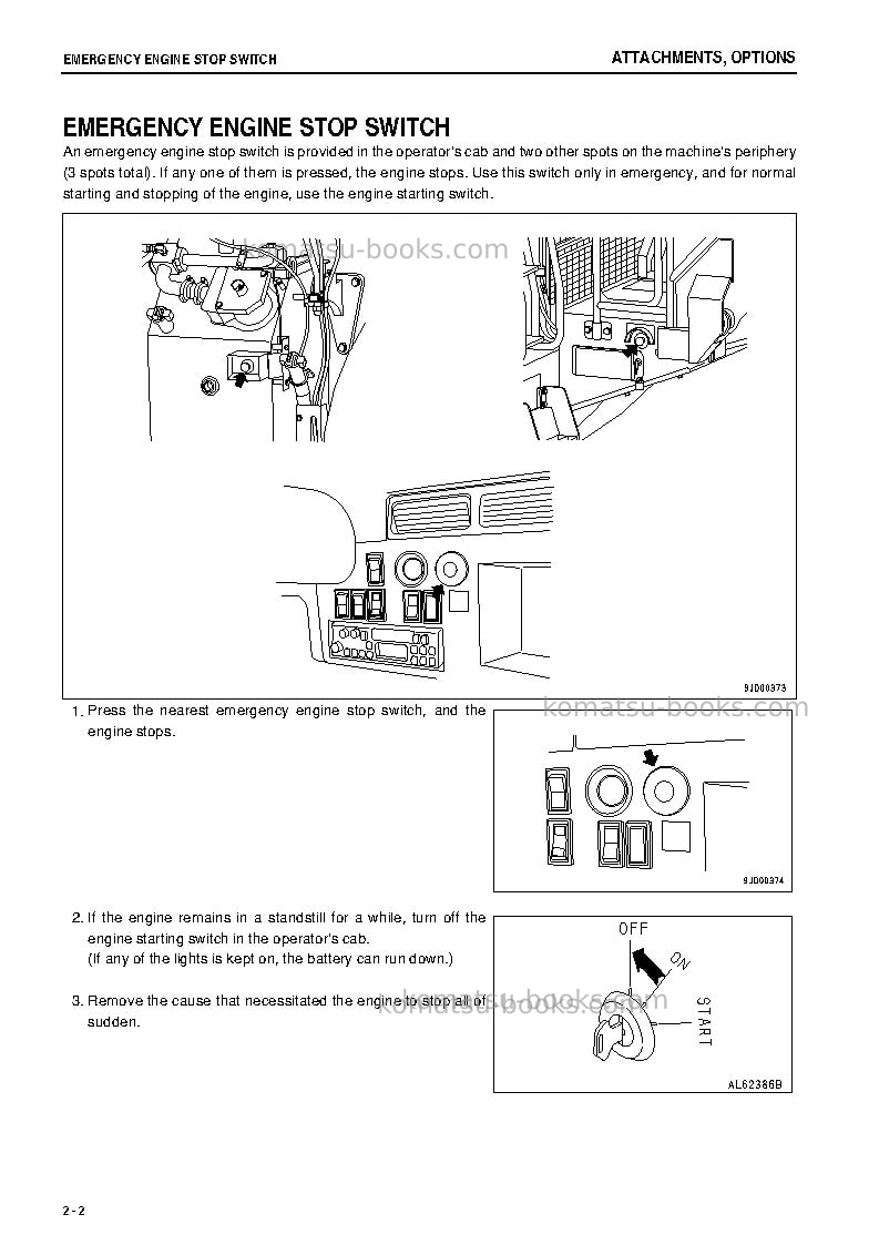 Komatsu hd785-7jpn-for kal Operation manual cover Page 7 Komatsu hd785-7jpn-for kal Operation manual cover Page 7