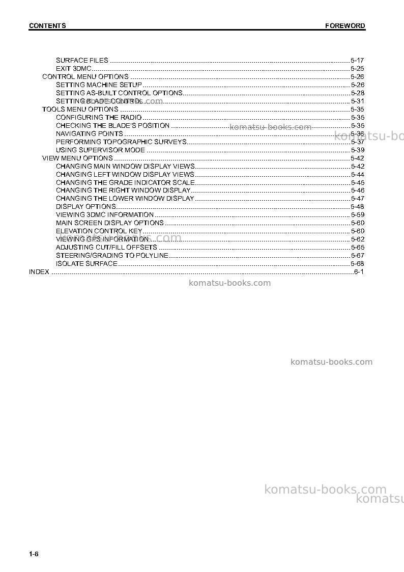 Komatsu d61exi-23jpn Operation manual cover Page 7 Komatsu d61exi-23jpn Operation manual cover Page 7