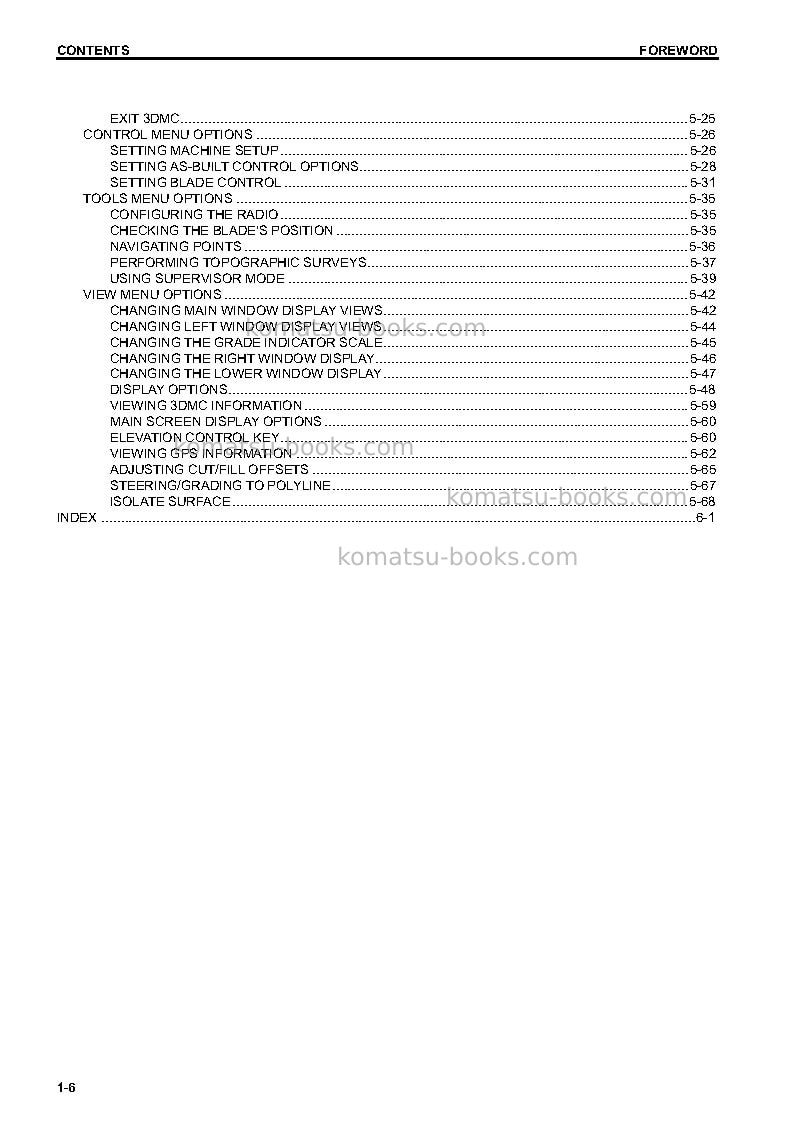 Komatsu d37pxi-23jpn Operation manual cover Page 7 Komatsu d37pxi-23jpn Operation manual cover Page 7