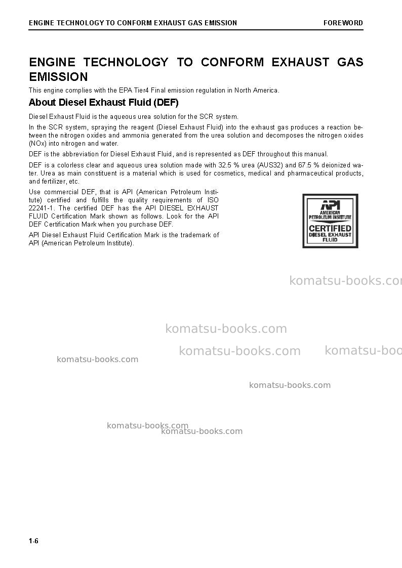 Komatsu d51px-24jpn Operation manual cover Page 7 Komatsu d51px-24jpn Operation manual cover Page 7