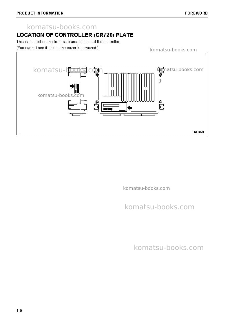 Komatsu d65pxi-18jpn-radio control spec. Operation manual cover Page 7 Komatsu d65pxi-18jpn-radio control spec. Operation manual cover Page 7