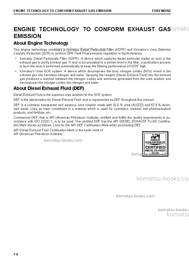 Komatsu d65px-18jpn Operation manual cover Page 7 Komatsu d65px-18jpn Operation manual cover Page 7