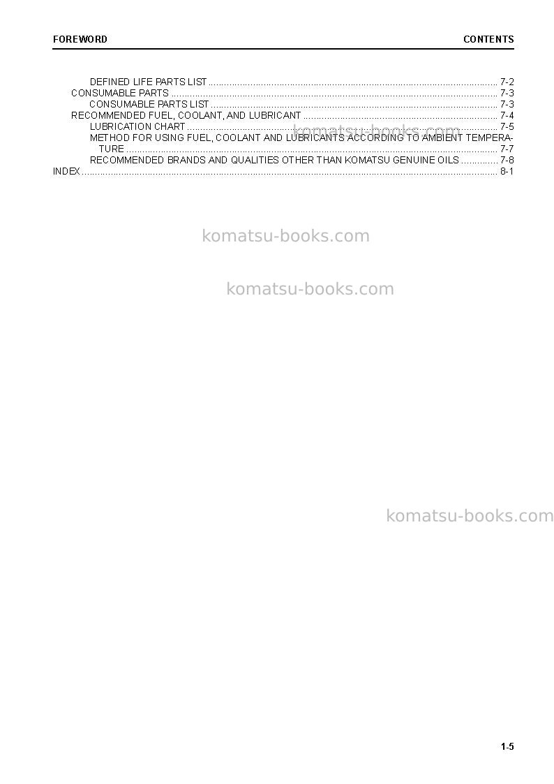 Komatsu d51px-24jpn Operation manual cover Page 7 Komatsu d51px-24jpn Operation manual cover Page 7