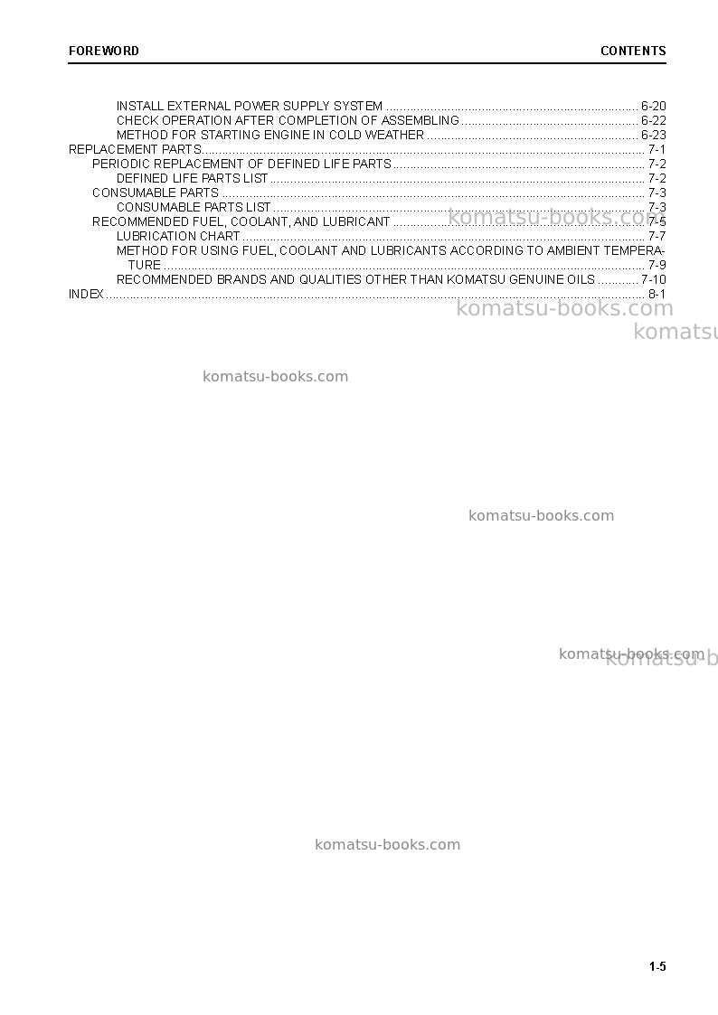 Komatsu d61ex-24jpn-gateway function controller Operation manual cover Page 7 Komatsu d61ex-24jpn-gateway function controller Operation manual cover Page 7