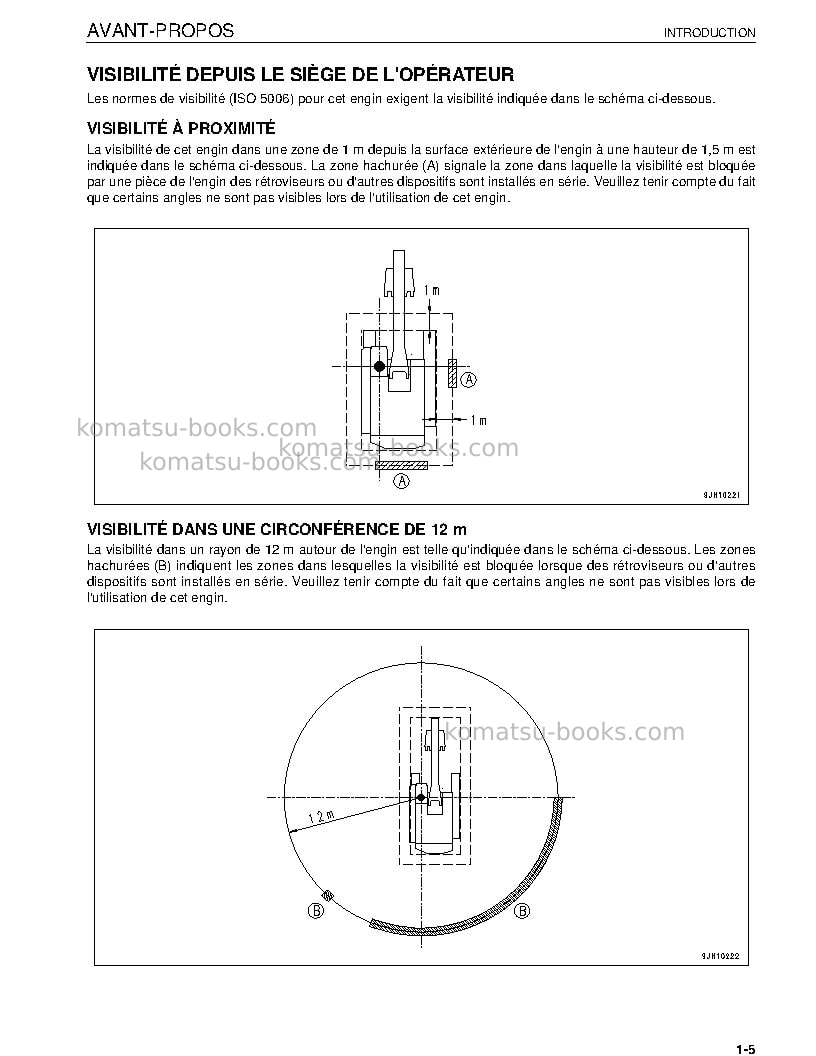 Komatsu pc850se-8jpn Manuel d'utilisation couverture Page 7 Komatsu pc850se-8jpn Manuel d'utilisation couverture Page 7