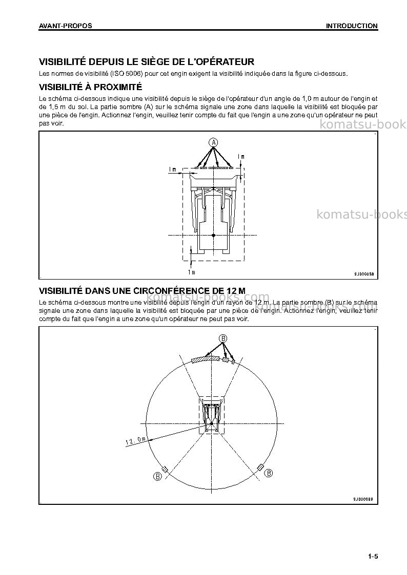 Komatsu d65ex-17jpn Manuel d'utilisation couverture Page 7 Komatsu d65ex-17jpn Manuel d'utilisation couverture Page 7