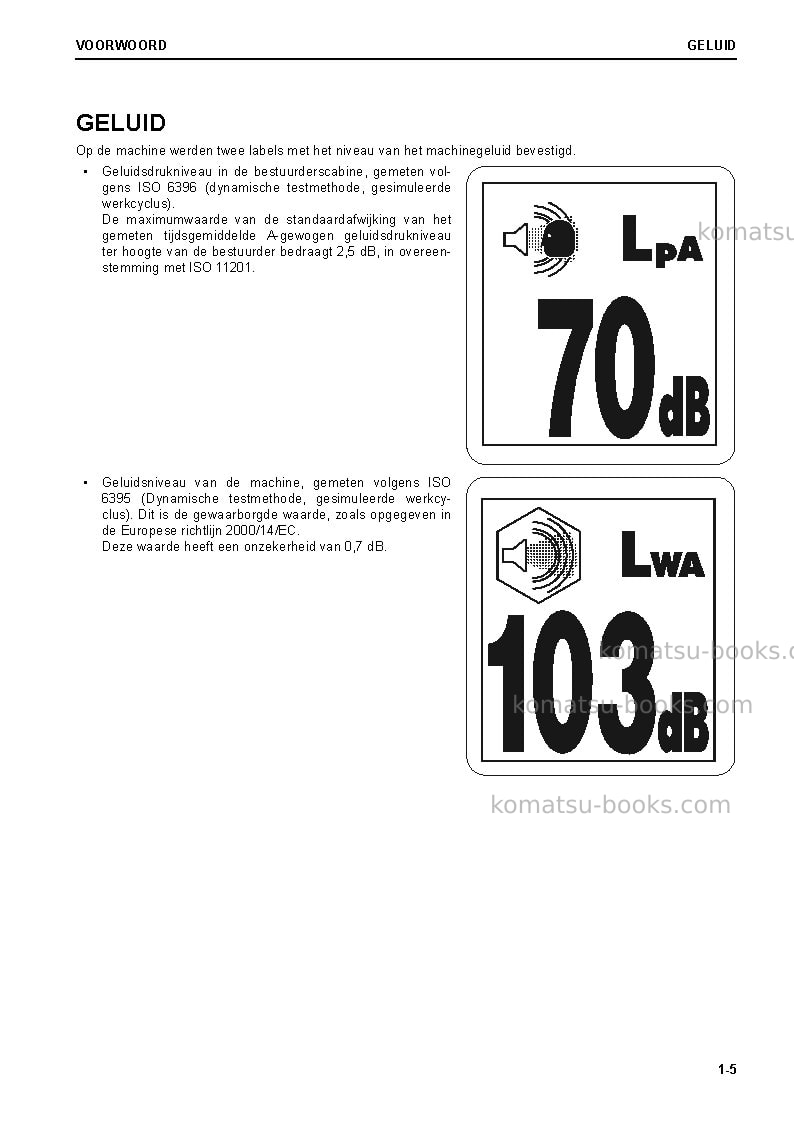 Komatsu pc240lc-11gbr Operation manual cover Page 7 Komatsu pc240lc-11gbr Operation manual cover Page 7