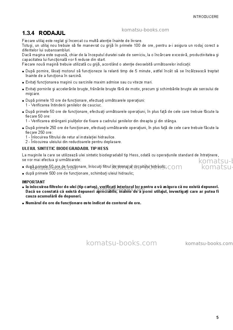 Komatsu ck20-1ita Operation manual cover Page 7 Komatsu ck20-1ita Operation manual cover Page 7
