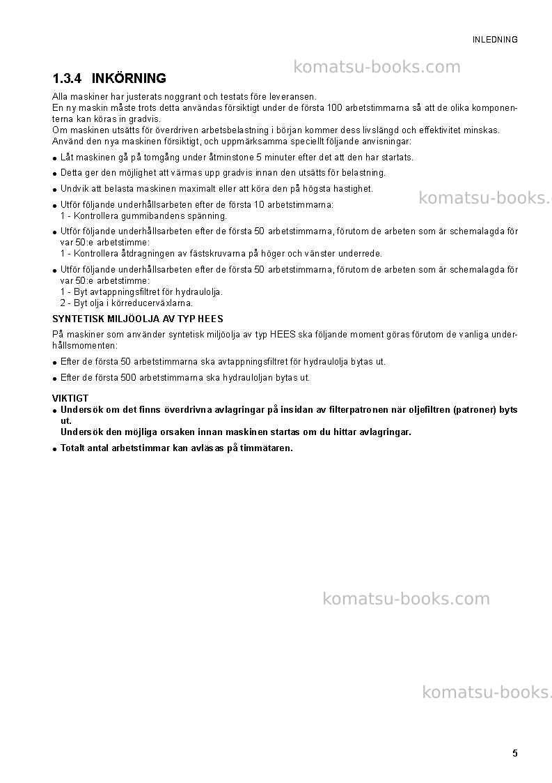 Komatsu ck30-1ita Operation manual cover Page 7 Komatsu ck30-1ita Operation manual cover Page 7