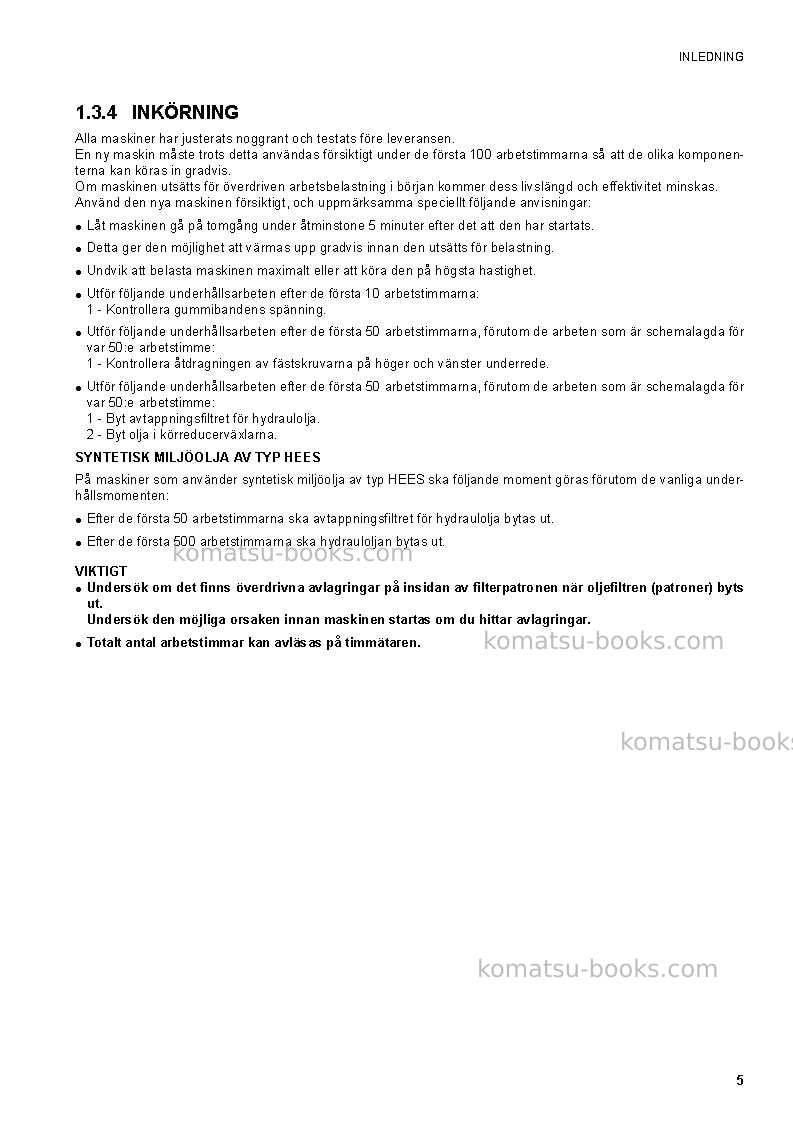 Komatsu ck25-1ita Operation manual cover Page 7 Komatsu ck25-1ita Operation manual cover Page 7