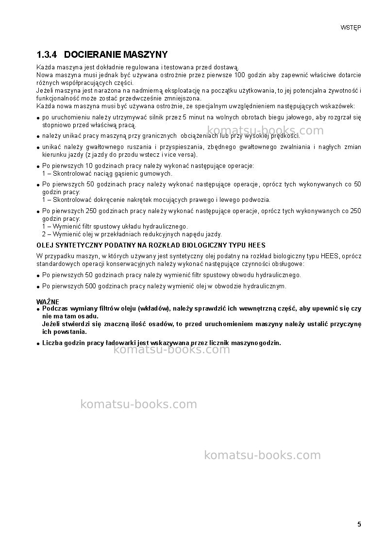 Komatsu ck20-1ita Instrukcja obsługi okładka Strona 7 Komatsu ck20-1ita Instrukcja obsługi okładka Strona 7