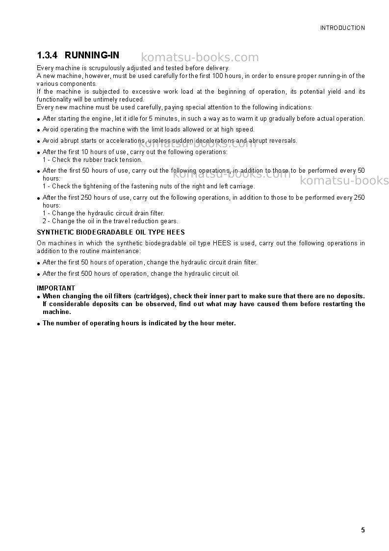 Komatsu ck20-1ita Operation manual cover Page 7 Komatsu ck20-1ita Operation manual cover Page 7