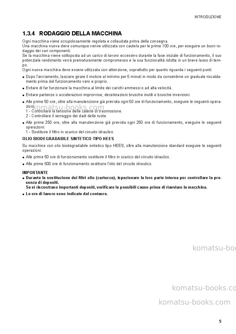 Komatsu sk1020-5ita-turbo Manuale operativo copertina Pagina 7
