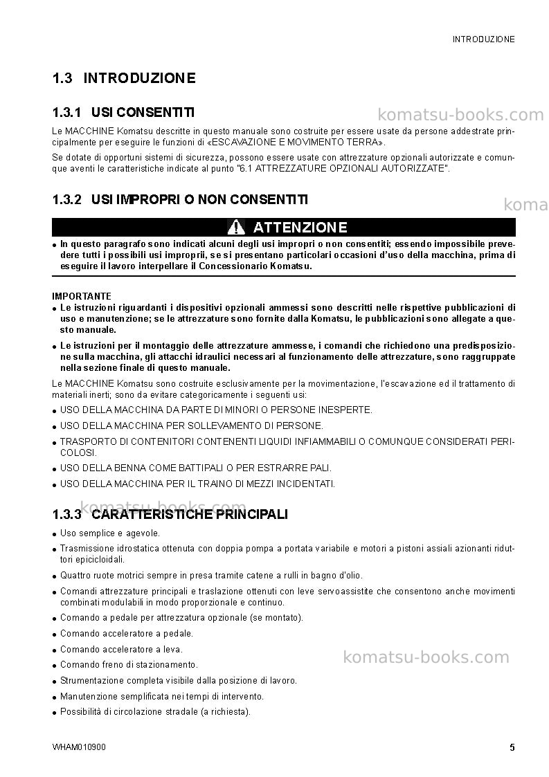 Komatsu sk1026-5ita-turbo Manuale operativo copertina Pagina 7