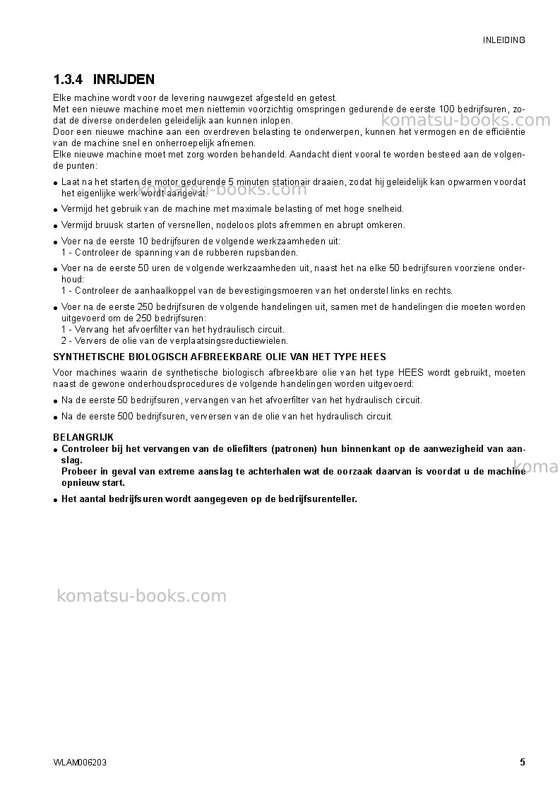 Komatsu ck30-1ita Operation manual cover Page 7 Komatsu ck30-1ita Operation manual cover Page 7