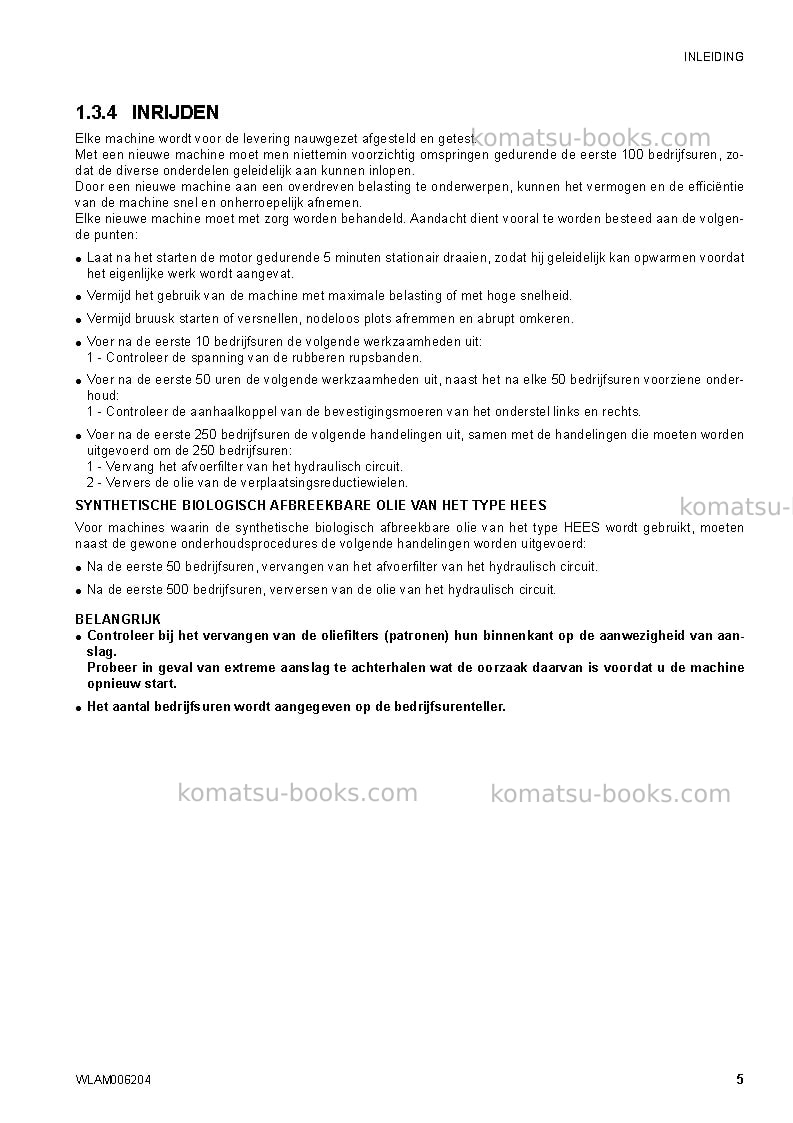 Komatsu ck30-1ita Operation manual cover Page 7 Komatsu ck30-1ita Operation manual cover Page 7