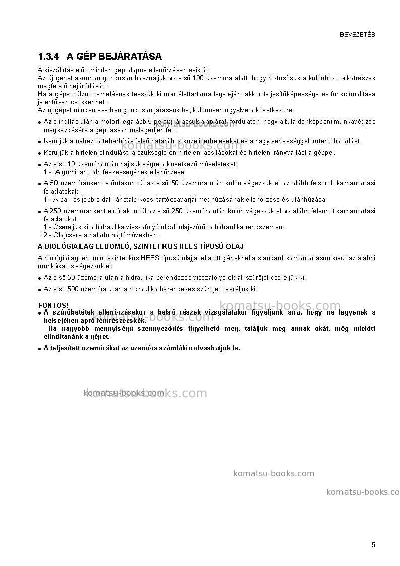 Komatsu ck20-1ita Operation manual cover Page 7 Komatsu ck20-1ita Operation manual cover Page 7