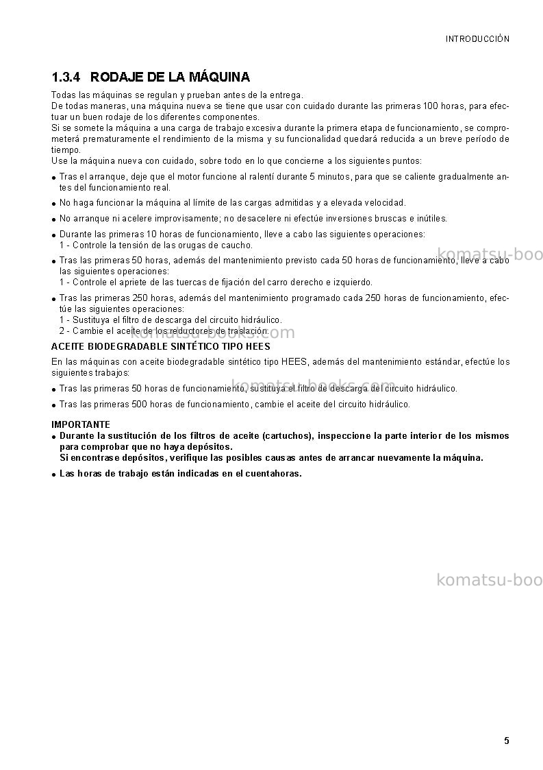 Komatsu ck20-1ita Manual de operación cover Page 7