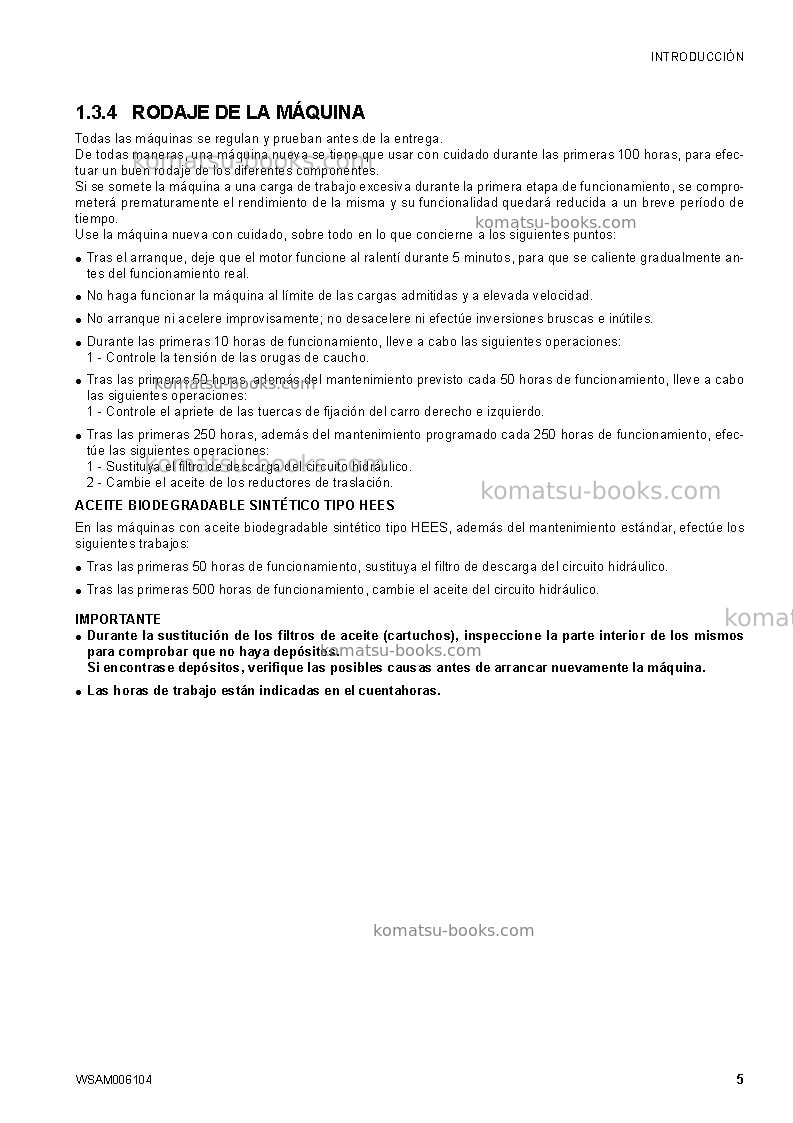 Komatsu ck20-1ita Manual de operación cover Page 7