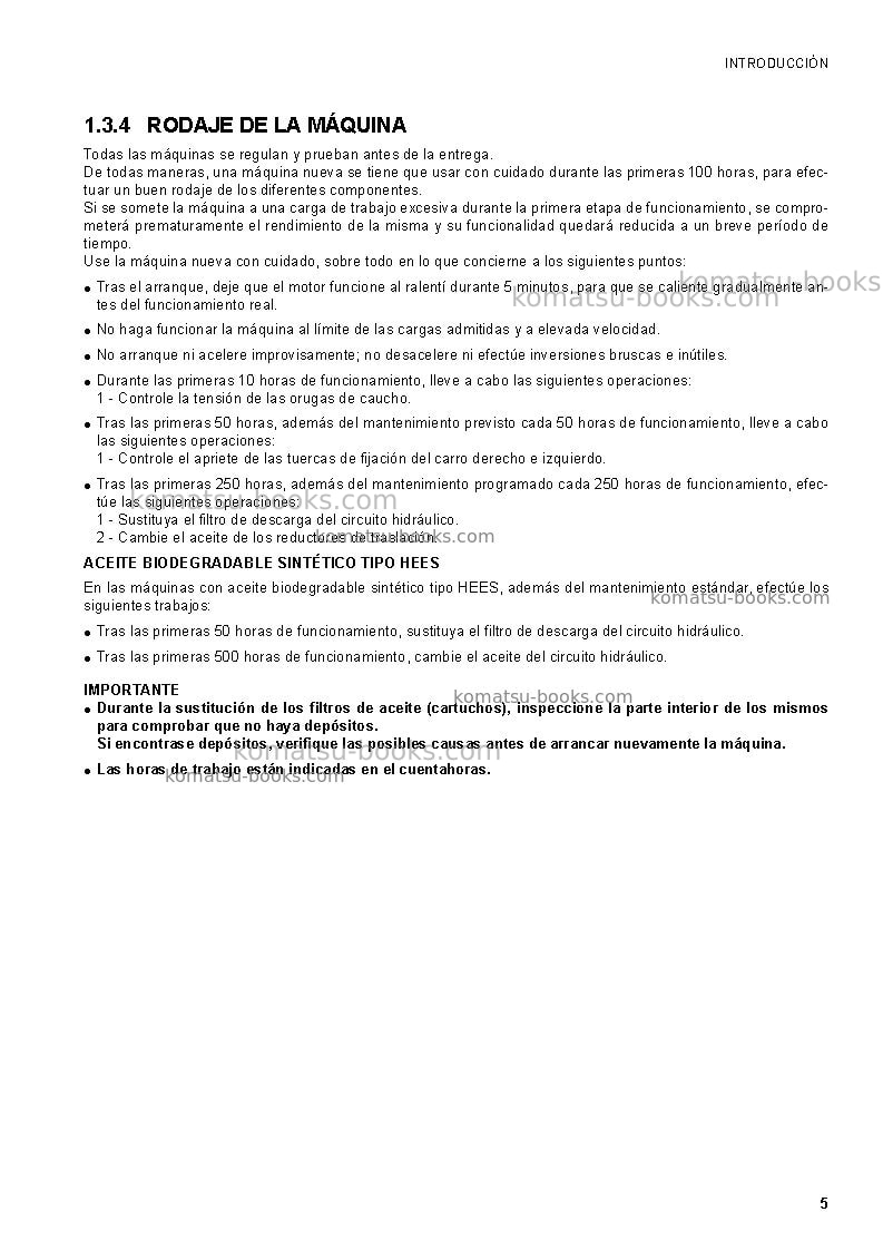 Komatsu ck30-1ita Manual de operación cover Page 7