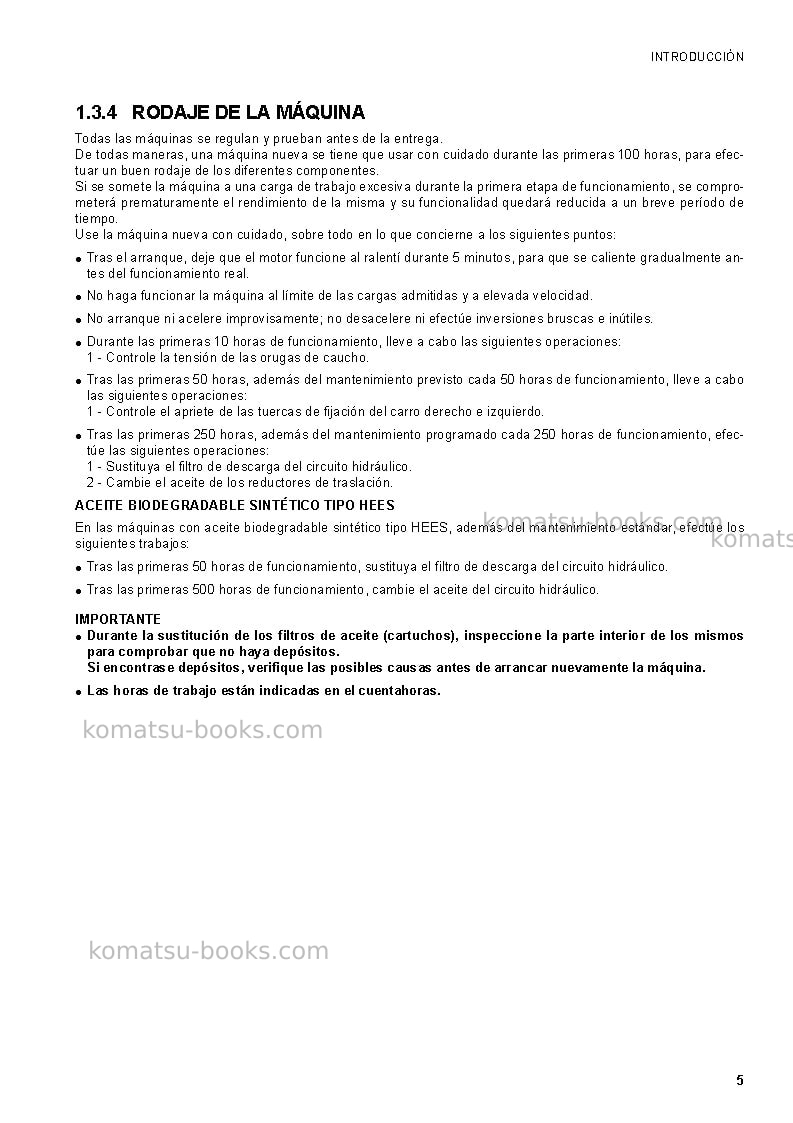 Komatsu ck25-1ita Manual de operación cover Page 7 Komatsu ck25-1ita Manual de operación cover Page 7