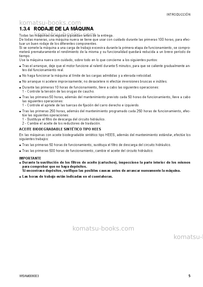 Komatsu ck35-1ita Manual de operación cover Page 7