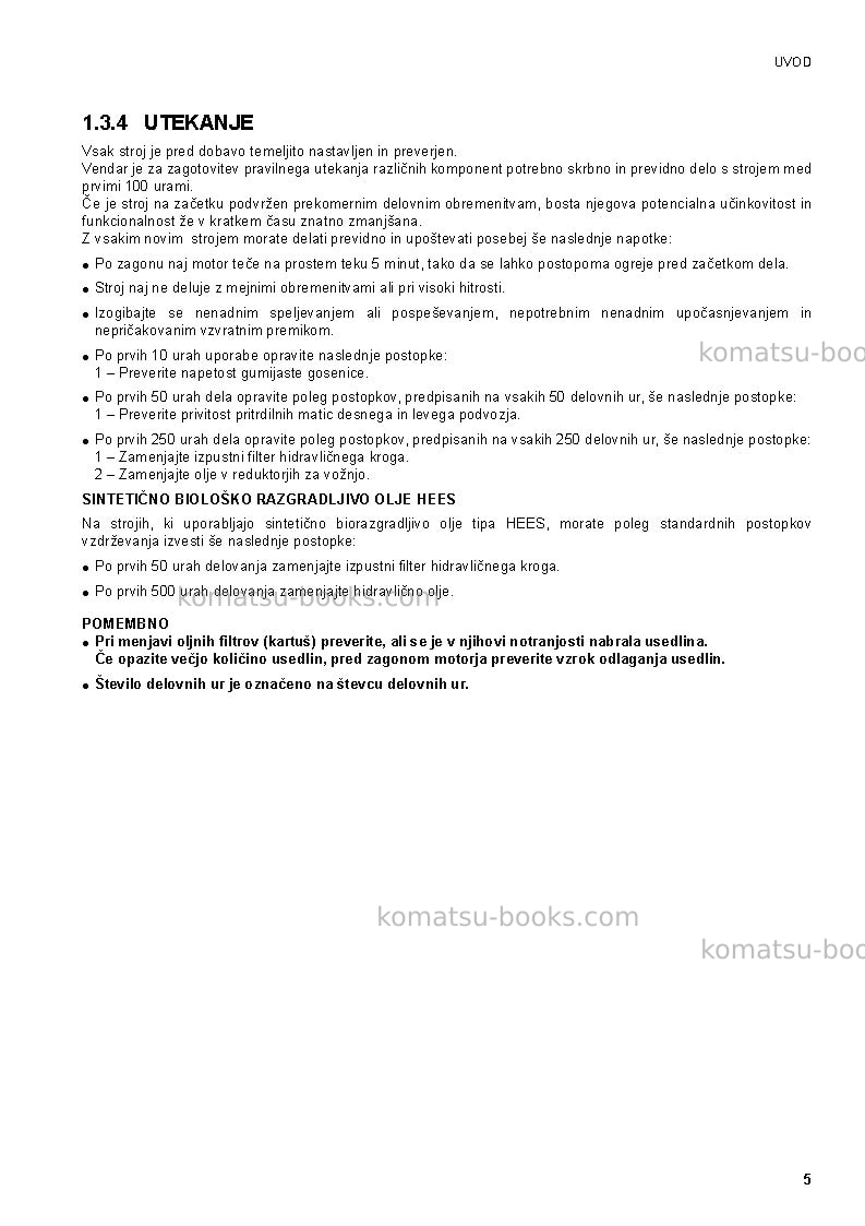 Komatsu ck20-1ita Operation manual cover Page 7 Komatsu ck20-1ita Operation manual cover Page 7