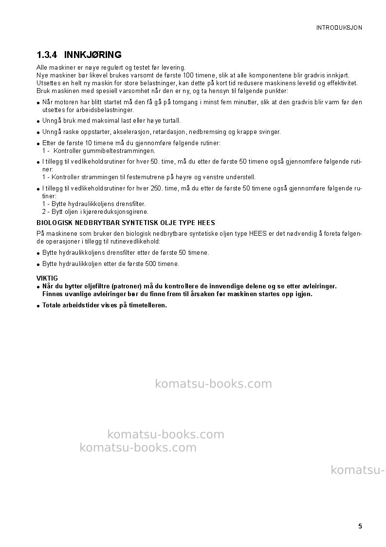 Komatsu ck30-1ita Operation manual cover Page 7 Komatsu ck30-1ita Operation manual cover Page 7
