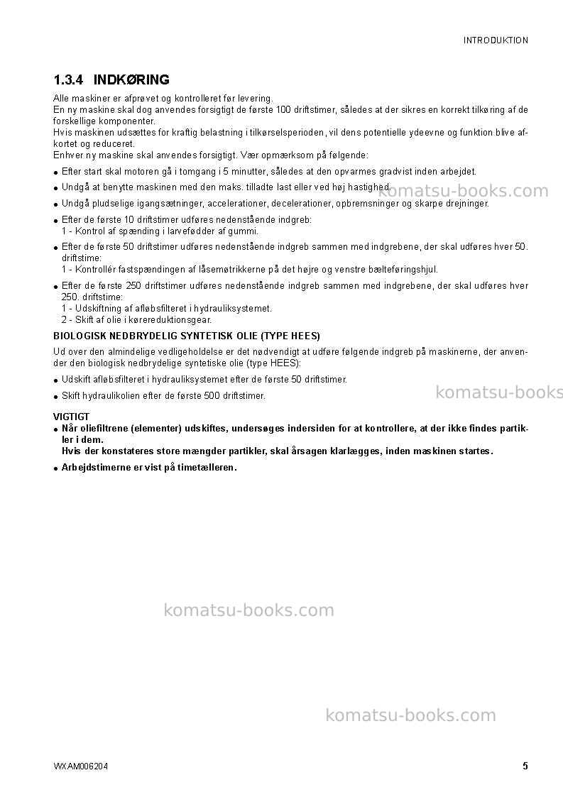 Komatsu ck30-1ita Operation manual cover Page 7 Komatsu ck30-1ita Operation manual cover Page 7