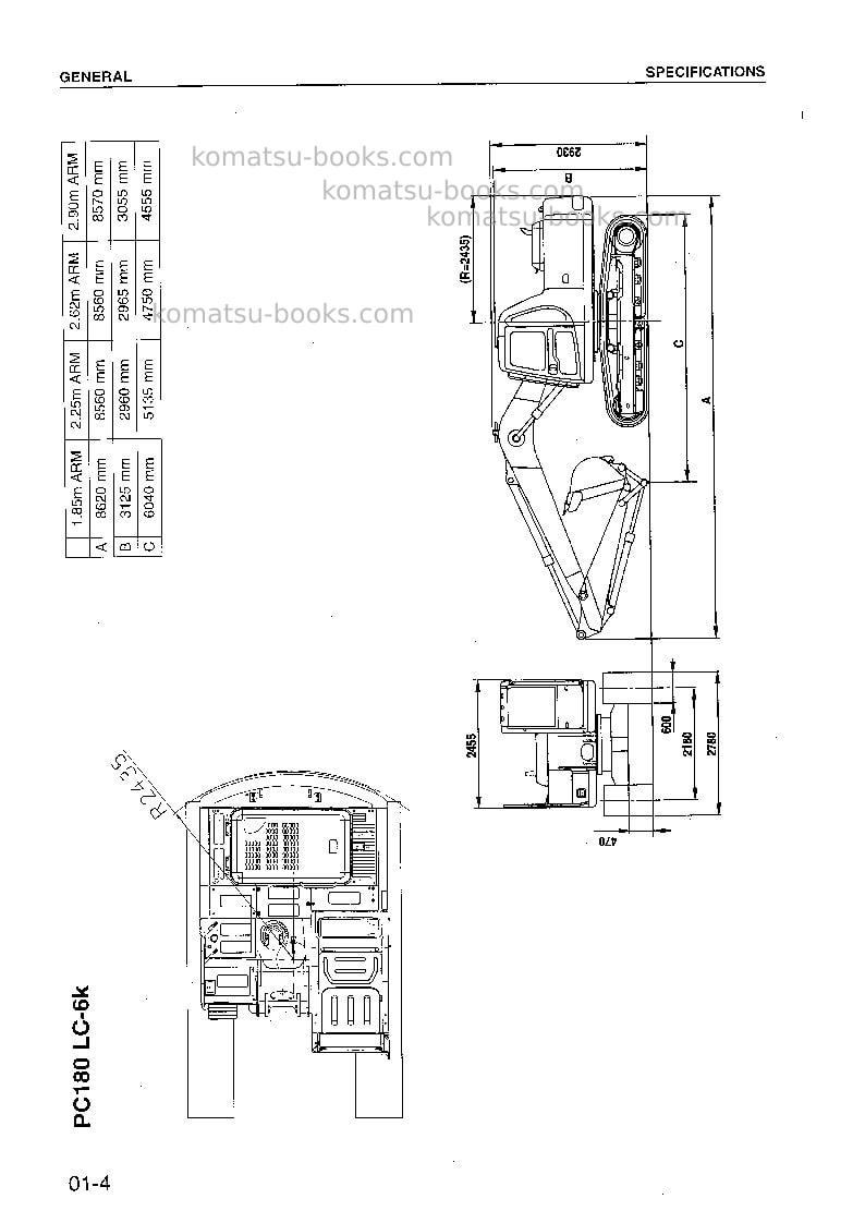 Komatsu pc160-6gbr-k Repair & maintenance cover Page 7